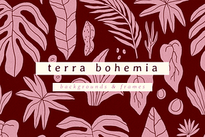 Terra bohemia. Backgrounds & frames