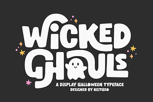 Wicked Ghouls - Halloween Font, a Sans Serif Font by Keithzo