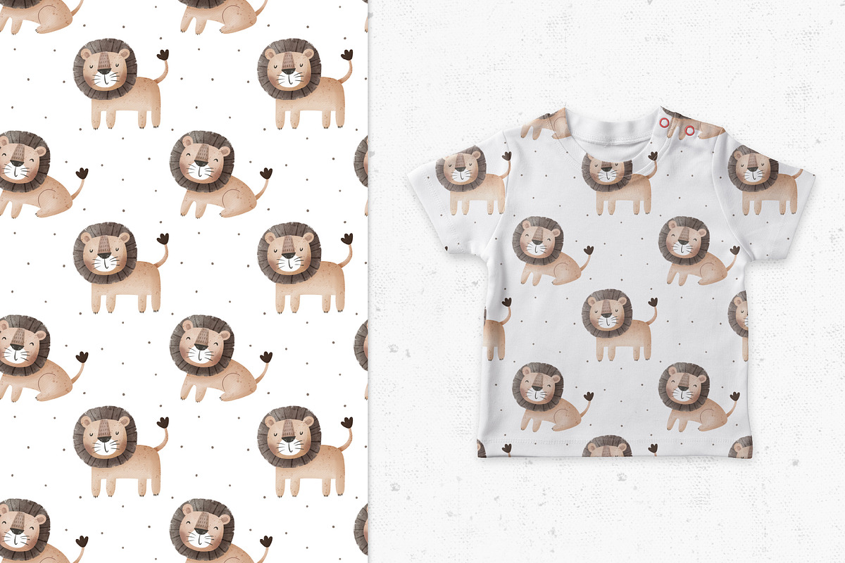 Lion, a Pattern Graphic by AnnieArt (Photo 3 of 5)