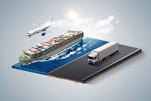Air, land and sea cargo design