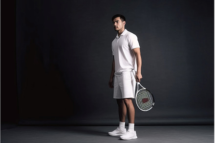 Professional tennis player. Generate, a Sports & Recreation Photo by Ylivdesign