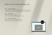 Minimalist Yoga Instructor Planner, a Stationery Template by batang (Thumbnail 4 of 5)