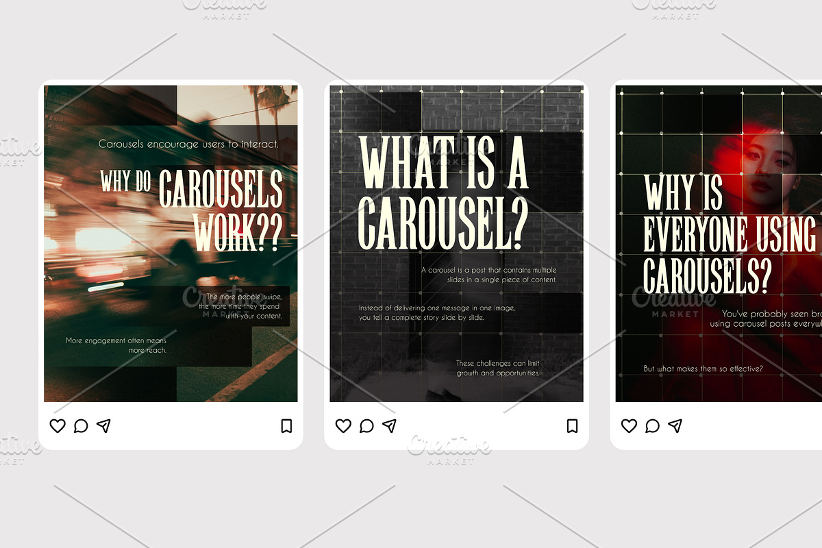 Carousel Work - Instagram Post, a Social Media Template by Izdihaar_Studio (Photo 3 of 4)