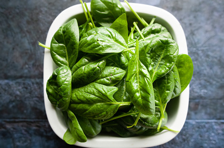 Fresh spinach leaves in a bowl, a Food & Drink Photo by WildStrawberry Magic