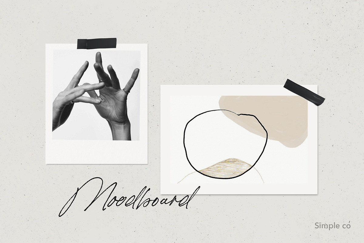 Moodboard Mockup Simple, a Product Mockup by Simple có (Photo 1 of 5)