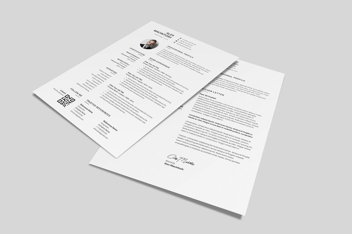 Resume/CV, a Resume Template by Creatune (Photo 4 of 4)
