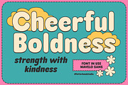 Mavelo Retro Sans Serif, a Sans Serif Font by Letterhend Studio (Thumbnail 5 of 10)