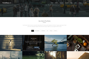 TimeWarp - Future HTML5 Template