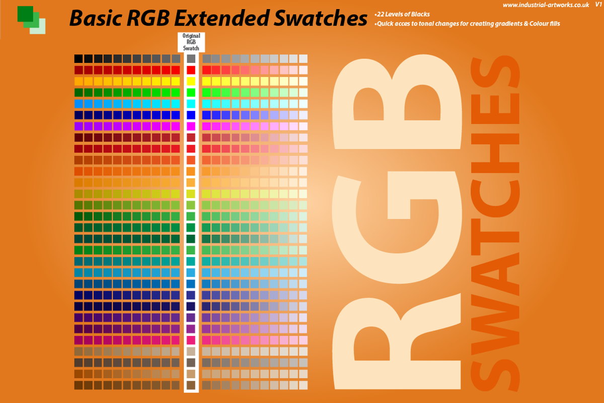 RGB Extended Swatches Illustrator