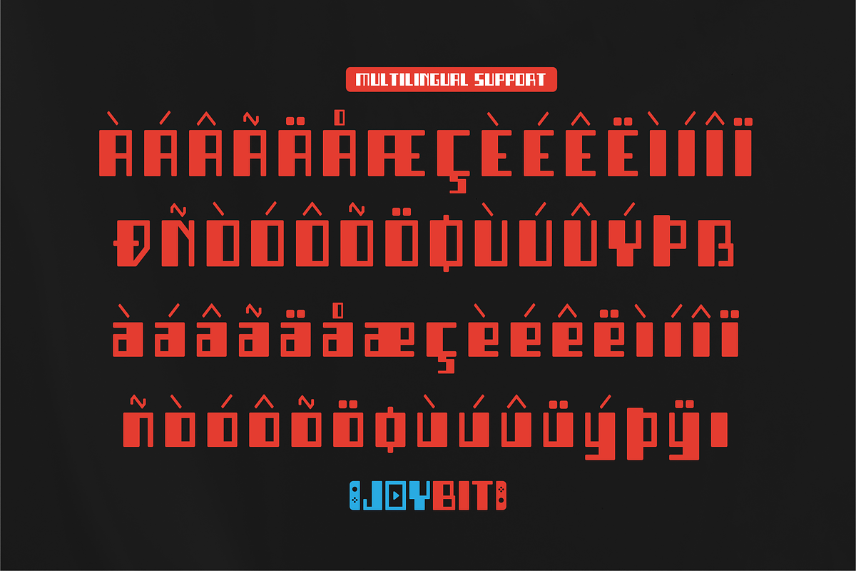 Joybit | Bold Geometric Sans, a Sans Serif Font by gracetype_studio (Photo 12 of 12)