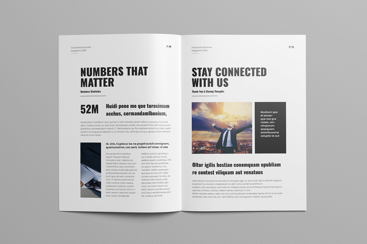 Magazine Layout Canva, a Magazine Template by Pixelpick (Photo 3 of 9)