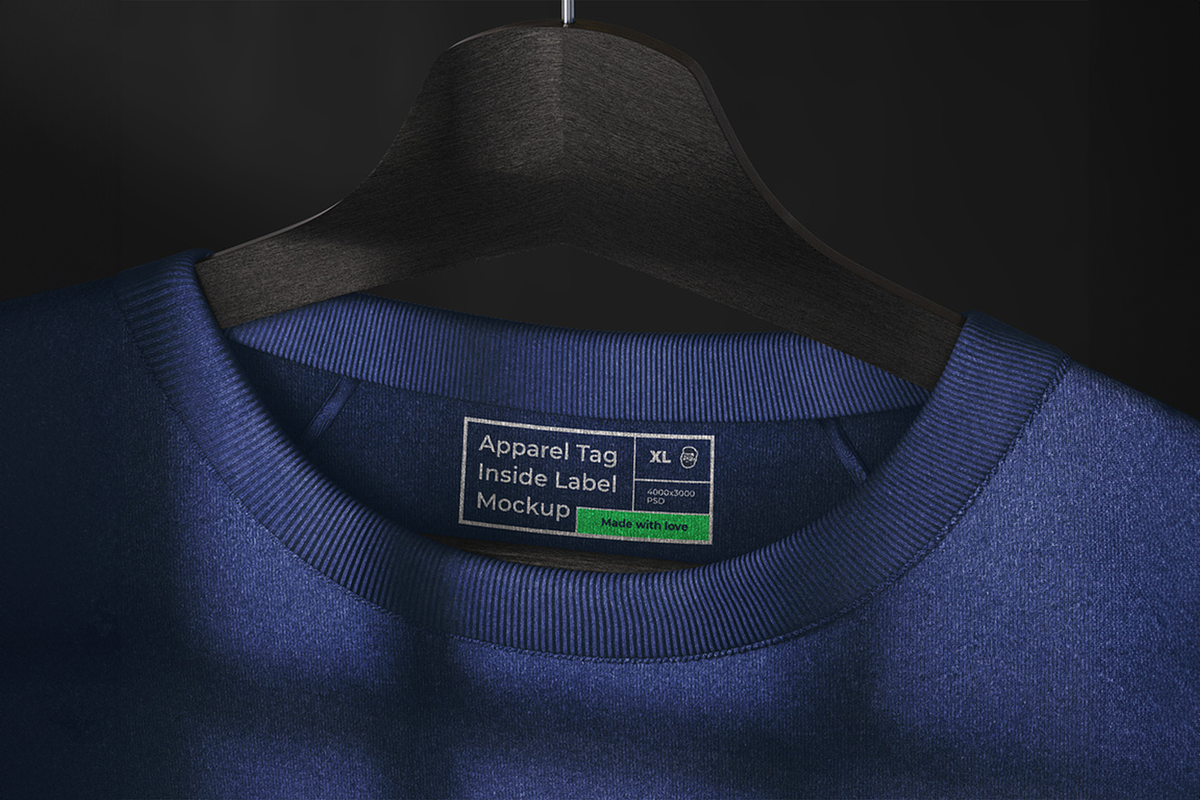 Apparel Tag Mockup Template, a Shirt Mockup by Se٧enStudio (Photo 2 of 2)