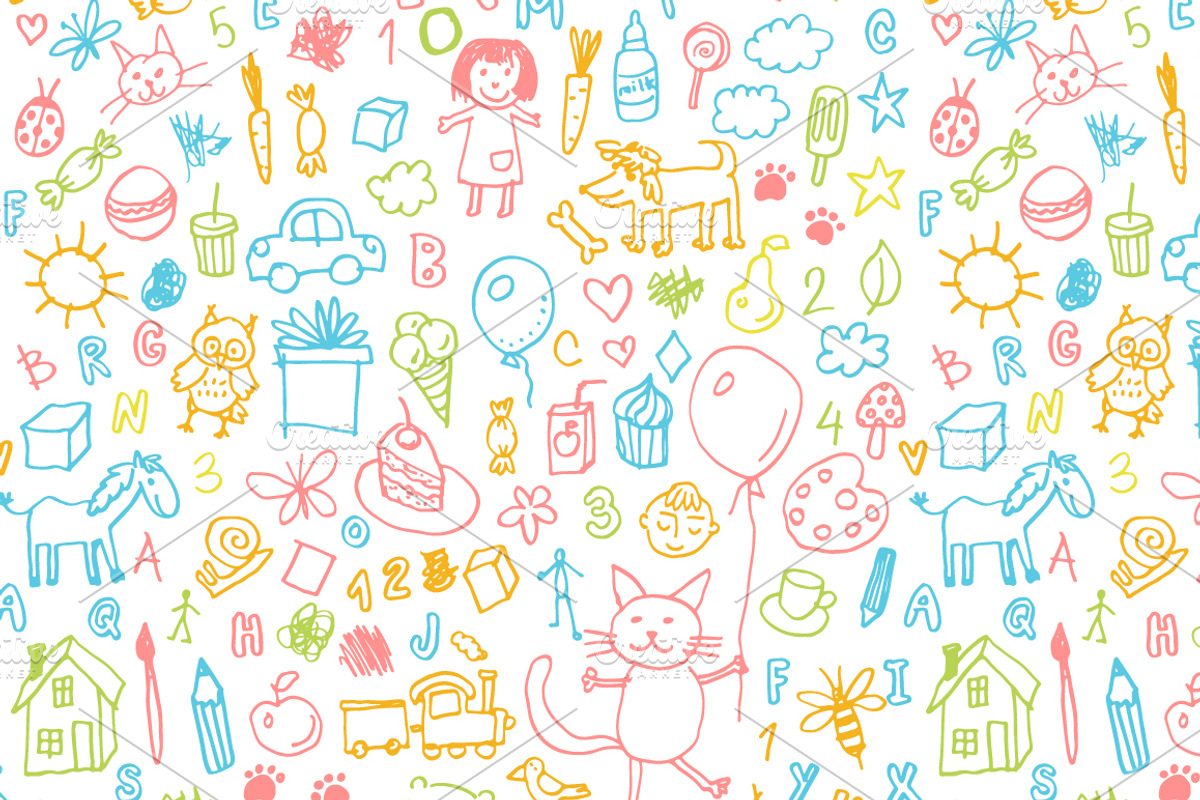 15 kids patterns set, a Pattern Graphic by Hala (Photo 13 of 15)