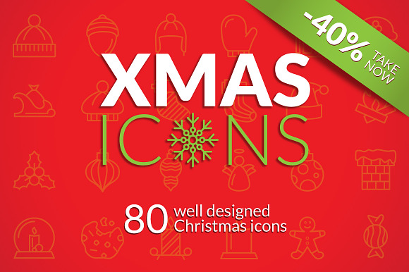 Christmas Icons Set