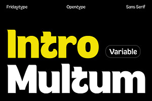 Multum - Distinctive Bold Sans