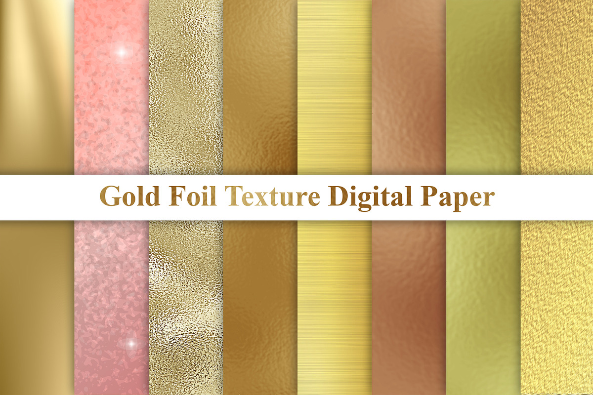 Gold Foil Texture, a Texture Graphic by Digital Studio (Photo 1 of 3)