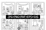 Bold Easy Easter Corner, a Seasonal Illustration by Ink Gallery (Thumbnail 2 of 9)