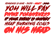 Vengeance is Mine Brush Comic Font, a Font by Comicraft Fonts (Thumbnail 2 of 4)