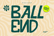 BALLEND FONT, a Sans Serif Font by giemons™ (Thumbnail 1 of 6)