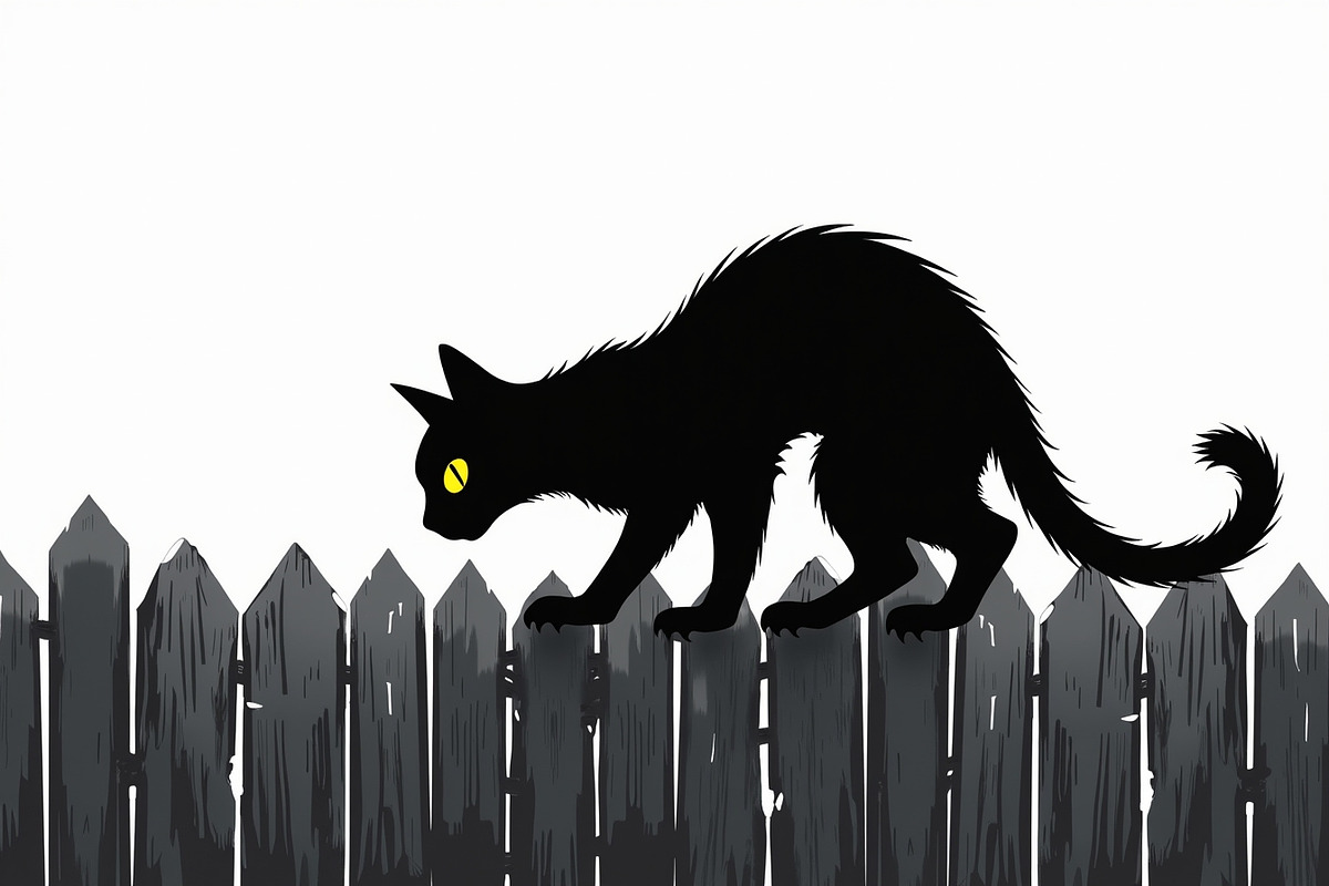 Elegant Cat  Silhouette Bundle, an Object Graphic by hafijul (Photo 3 of 10)