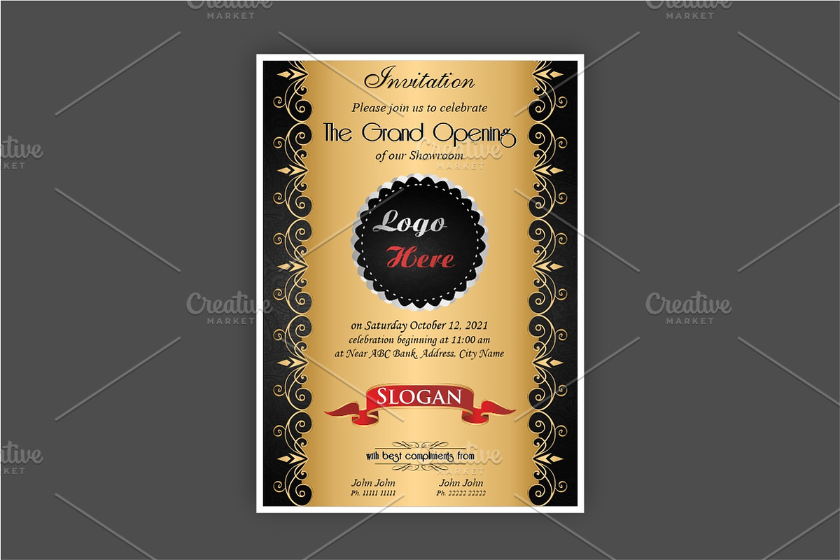 Invitation Card, an Invitation Template by Designs Basket (Photo 5 of 7)