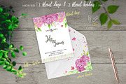 Pink Violet Floral Clipart, Patterns, an Illustration by ColorfulNest (Thumbnail 2 of 7)