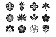 Abstract Floral Silhouette Bundle, an Illustration by Creativeshirt (Thumbnail 5 of 10)