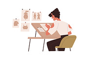 Designers creating clothing set, a Person Illustration by Good Studio (Thumbnail 6 of 8)