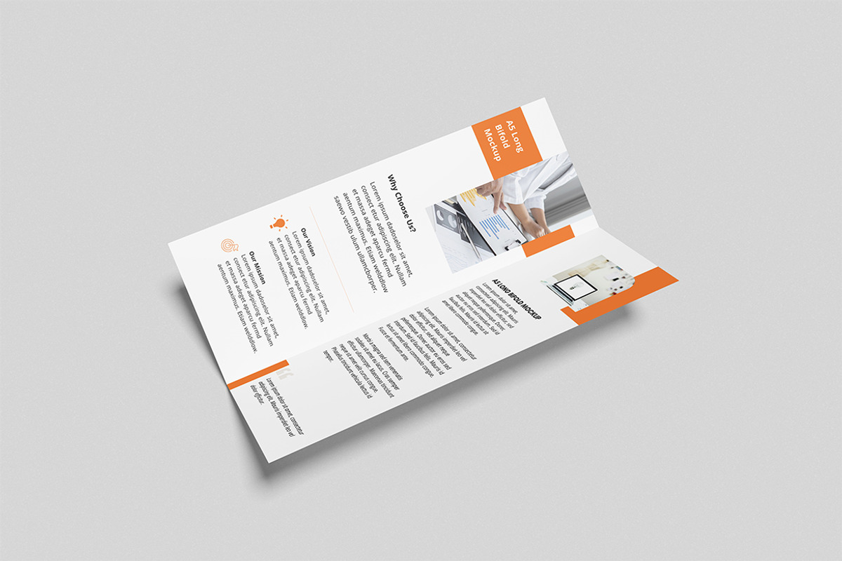 High Quality Bifold Mockup, an Advertising Mockup by swsi-studio (Photo 4 of 5)