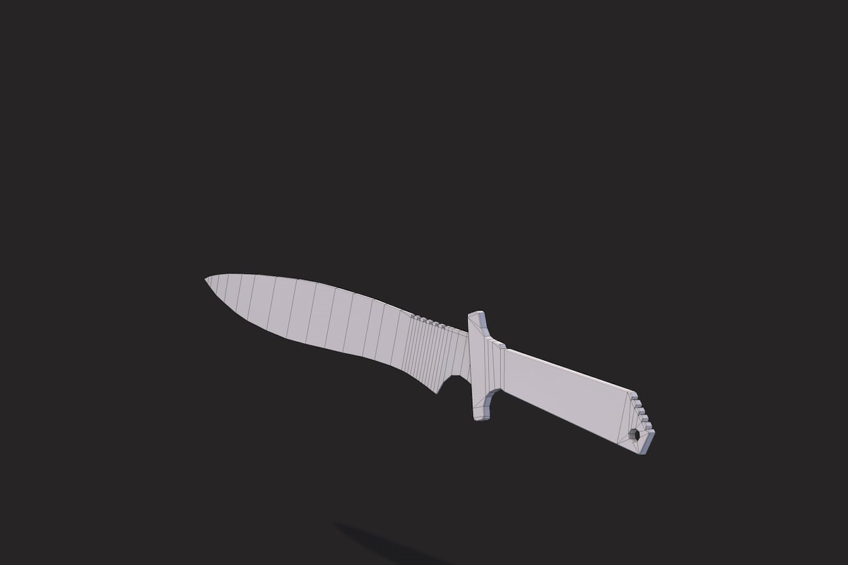 Low Poly Combat Knives Pack, an Object 3D Model by CreativeeArt (Photo 21 of 25)