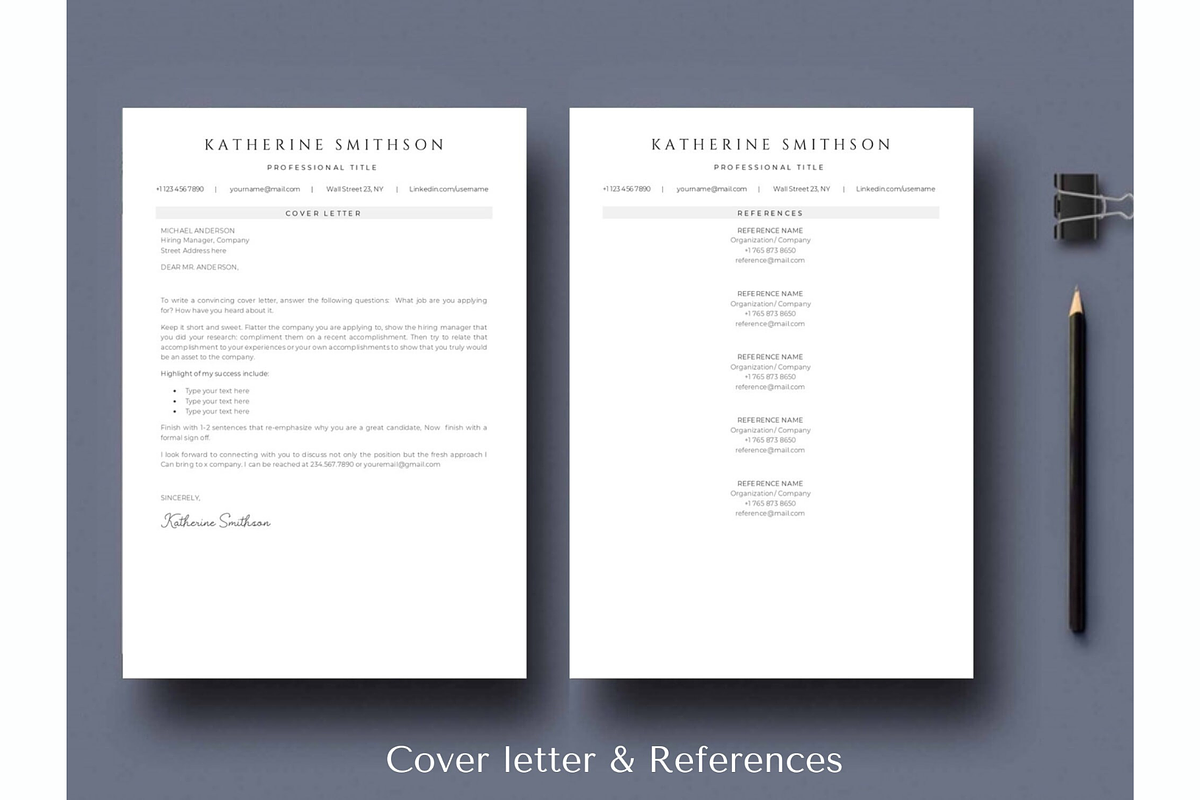ATS friendy resume template word, a Resume Template by Climbwithelevator (Photo 3 of 11)