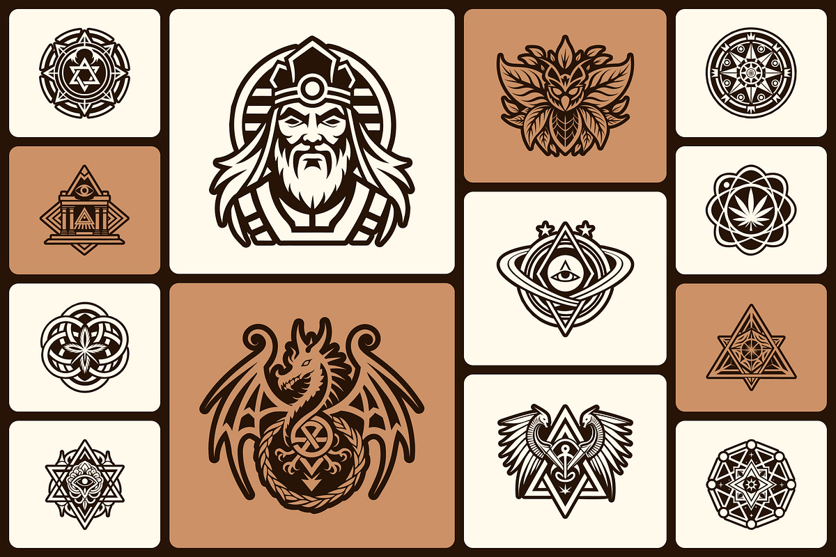 795 Sacred Symbols, a Solid Icon by Creative Stall (Photo 7 of 21)