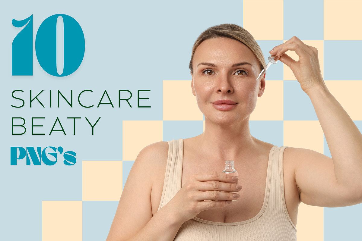 10 Skincare PNGs – Real Model Set, a Beauty & Fashion Photo by AtlasStudio PRO (Photo 1 of 3)