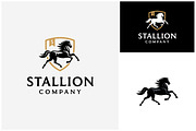 Horse Mustang Stallion Shield Logo, a Branding & Logo Template by Enola99d (Thumbnail 3 of 3)