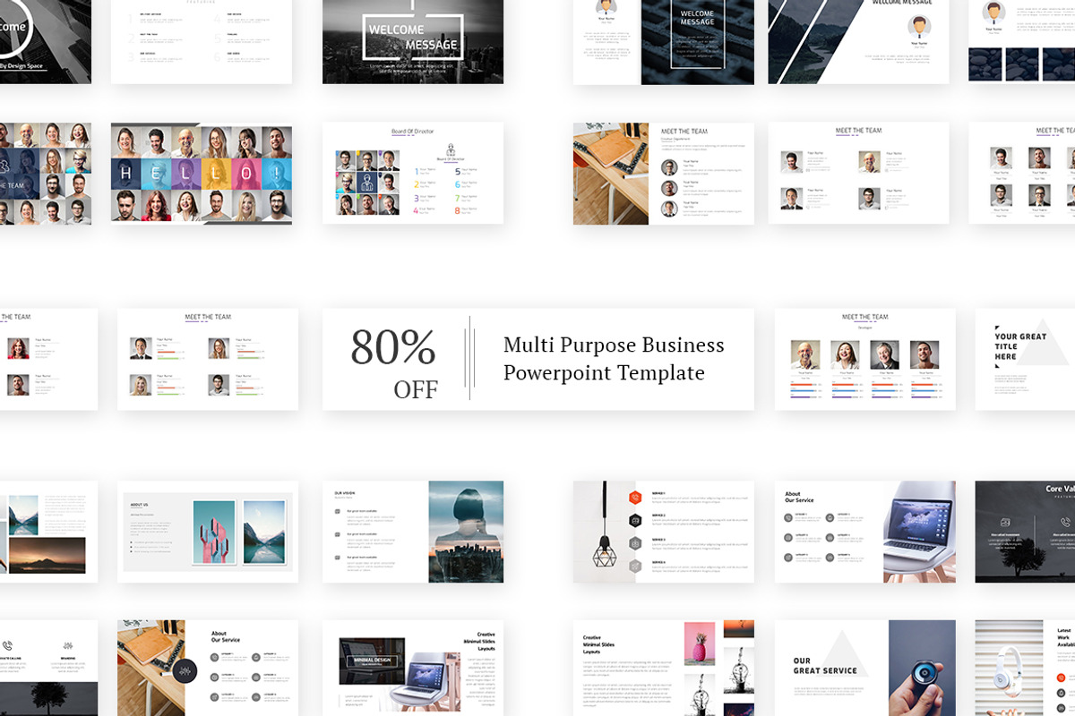 Business PowerPoint Presentation, a Presentation Template by Design_Space (Photo 1 of 15)