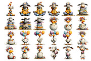 Spring animal easter Clipart, an Animal Illustration by ElenazlataArt (Thumbnail 4 of 7)