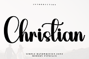 Christian, a Handwritten Font by FreshTypeINK (Thumbnail 1 of 7)