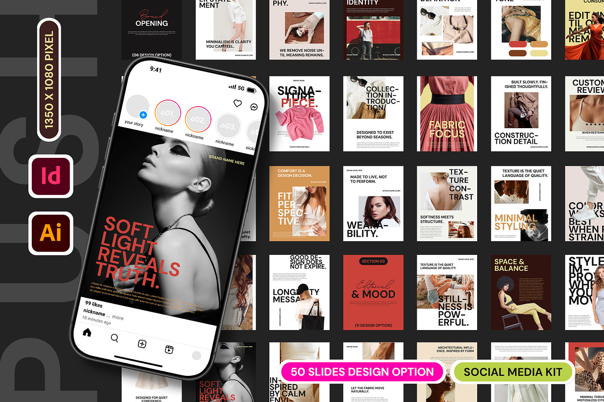 Push | Social Media Kit | Post Pack, a Social Media Template by Artisan Vibes (Photo 1 of 8)
