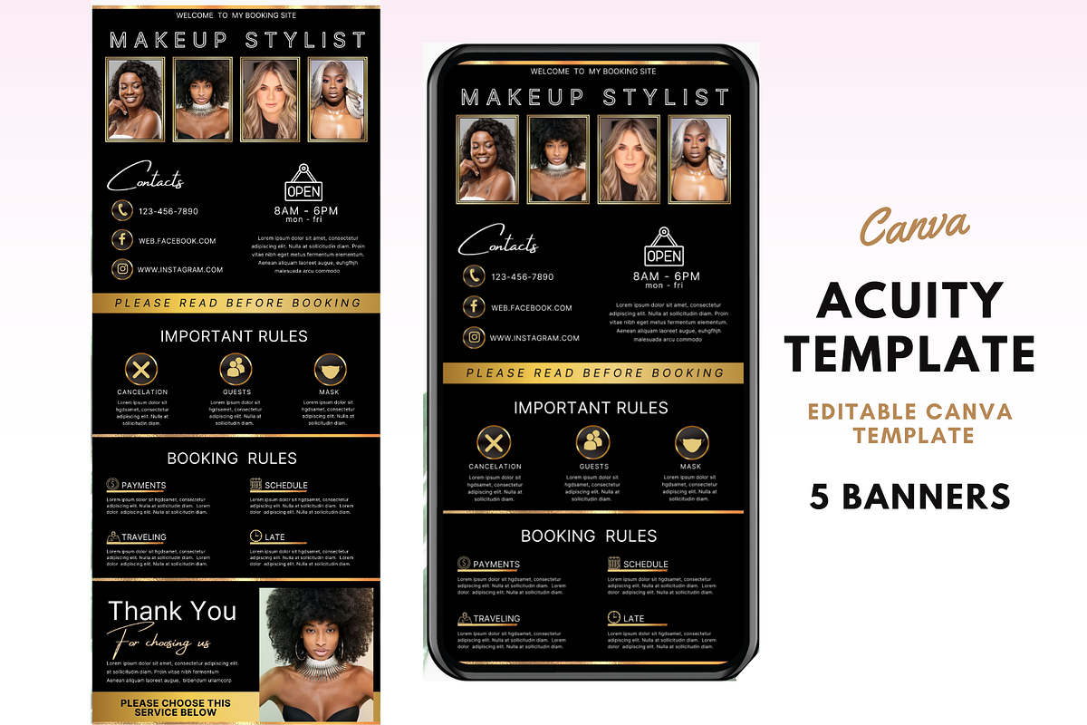 Acuity Scheduling Template, a Templates & Theme by TimCanvaTemplate (Photo 1 of 5)