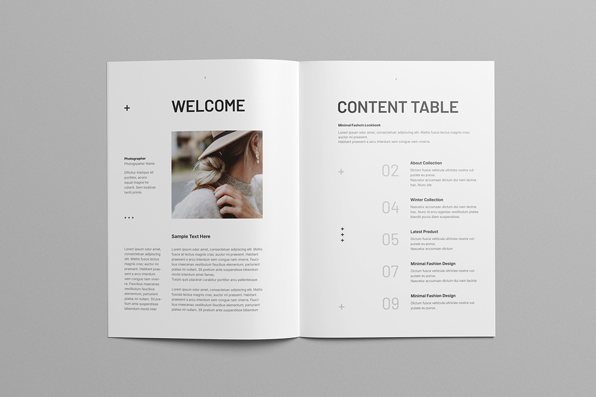 Fashion Lookbook Layout | 20 Pages, a Brochure Template by HiveArts (Photo 2 of 11)