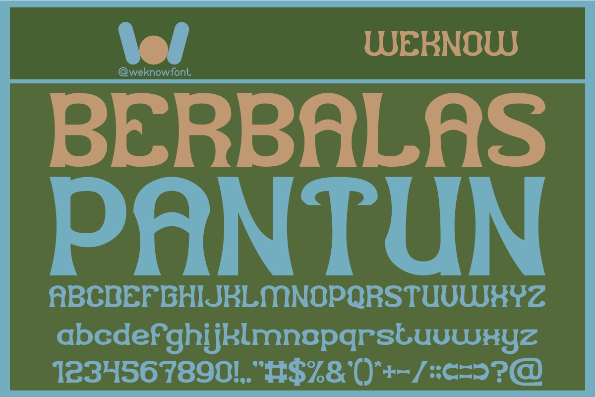 Cerita Rakyat Font, a Font by weknow (Photo 2 of 5)