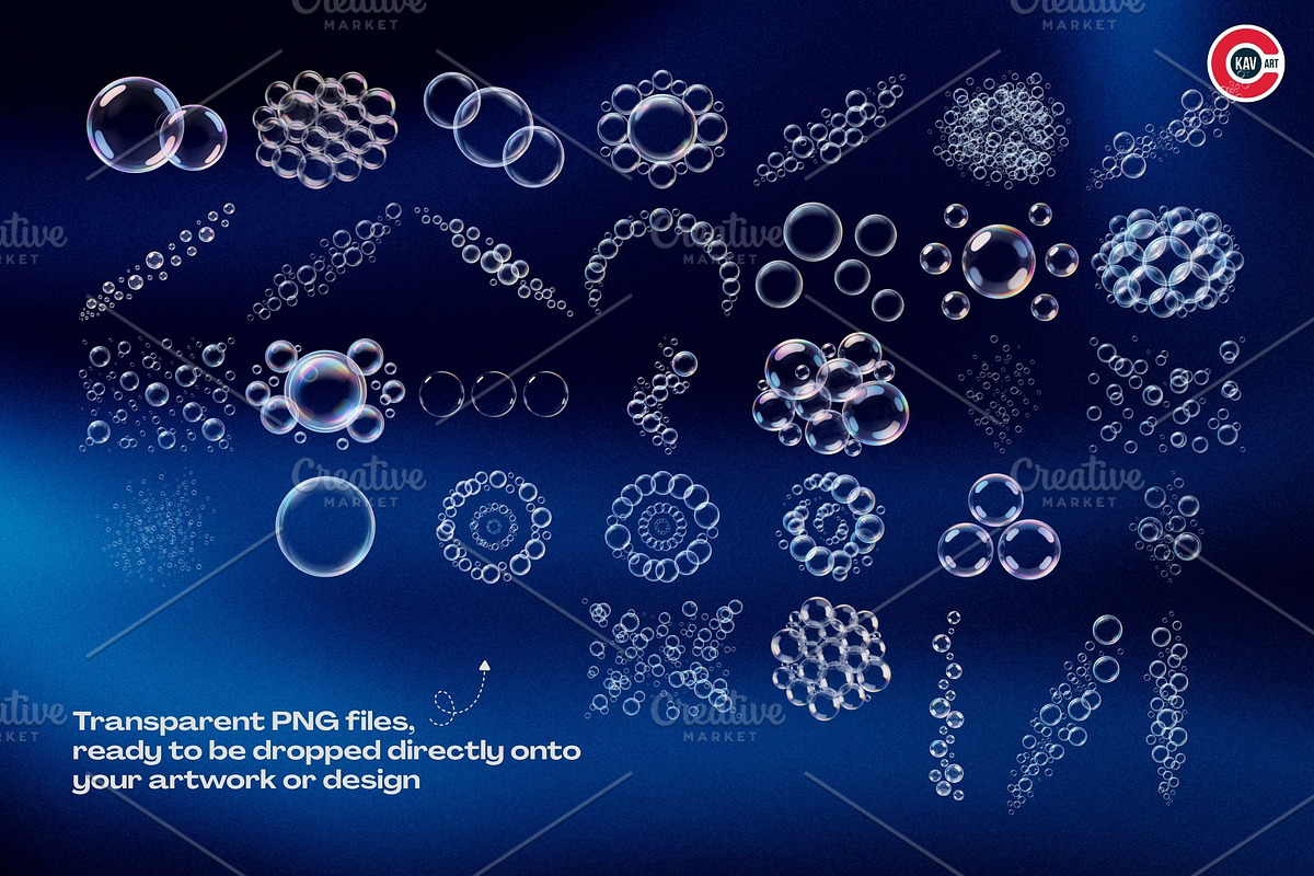 Floating Transparent Bubble Overlay, a Background Graphic by C-Kav (Photo 4 of 5)