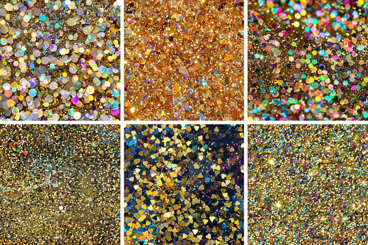 Gold Holographic Glitter Seamless, a Pattern Graphic by PrintablesByFranklyn (Photo 2 of 4)