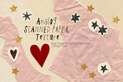 Scanned Paper Texture Collage Pack, a Texture Graphic by Oksana Trygub (Thumbnail 1 of 16)