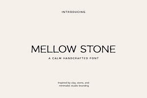 Mellow Stone Font, a Serif Font by gafaroff studio