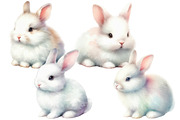 Watercolor Rabbit clipart, an Illustration by Designworld (Thumbnail 5 of 6)
