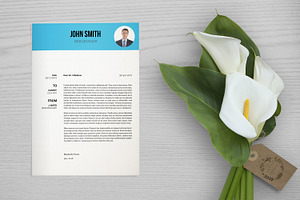 Clean Resume / Cv Template-V038