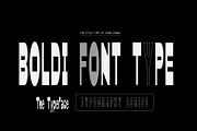BOLDI FONT TYPE, a Sans Serif Font by cromatixclassroom (Thumbnail 1 of 7)