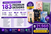 Canva Design Collection Mega Bundle, a Social Media Template by Graphicuss (Thumbnail 4 of 9)