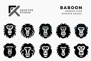 Baboon Icon Vector, an Outline Icon by Akatype Studio (Thumbnail 1 of 3)